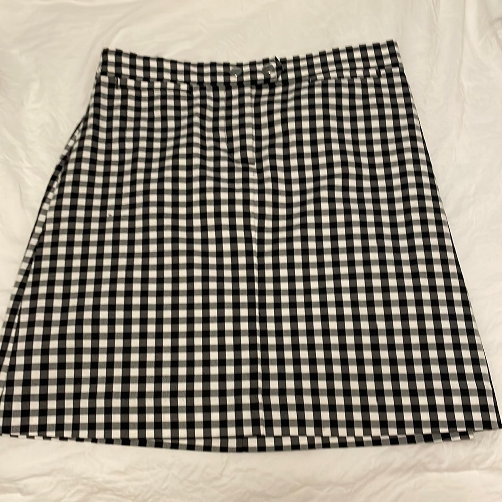 NWT ANN TAYLOR GINGHAM SKIRT